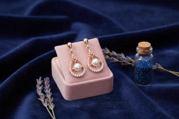 Royal Pearl Teardrop Earrings